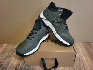 HERREN (LESSFLOW) BUCK - KHAKI OUTDOOR WANDERSCHUHE GR. 11,5 - NEU - Bild 1 von 7