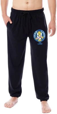 Ted Lasso Mens' TV Series Show Team Believe Sleep Jogger Pajama Pants (Small) - Image 1 of 4