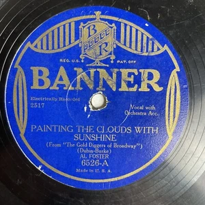 10" 78 RPM-Al Foster-Painting the Clouds With Sunshine/Ralph Haines-In Springtim - Foto 1 di 4