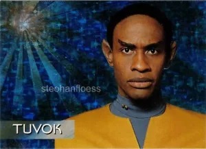 Skybox Star Trek: Voyager Spectra 1995 grabado inserto de tripulación S3 Turok - Imagen 1 de 1