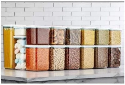 Latas de almacenamiento, juego de 3 piezas de almacenamiento (3x900 ml) Foto 1 de 4