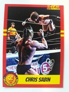 CUSTOM NJPW New Japan Pro Wrestling Trading Card 2021 Chris Sabin #11