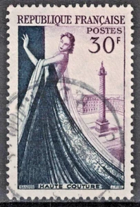 FRANCE:1953 SC#687 Used Dressmaking industry of France AL1250 - Picture 1 of 2