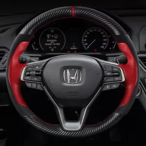 Hágalo usted mismo cubierta personalizada para el volante de automóvil para Honda Accord 10 2018 2019 Insight 2019 - Imagen 1 de 6