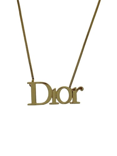 Collana donna Christian Dior oro con top usata