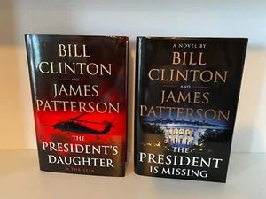 Bill Clinton James Patterson books The President Is Missing SIGNED bookplate - Picture 1 of 13