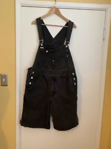 Kurze Latzhose Vintage 90er Guess (L) schwarz - Bild 1 von 8