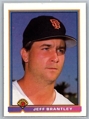 1991 Bowman  Baseball #620 Jeff Brantley  San Francisco Giants - Image 1 of 2