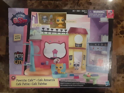 New Sealed Original Box!!!! Littlest Pet Shop Pawristas Café Playset Cats - Image 1 of 3