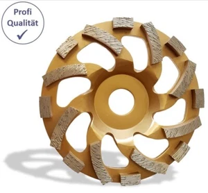 Diamantschleiftopf Schleifteller Diamant 125 mm, 180 mm Beton Abrasiv Profi - Bild 1 von 4