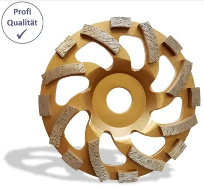 ESD TOOLS Diamantschleiftopf Schleifteller Diamant 125 mm, 180 mm Beton Abrasiv Profi