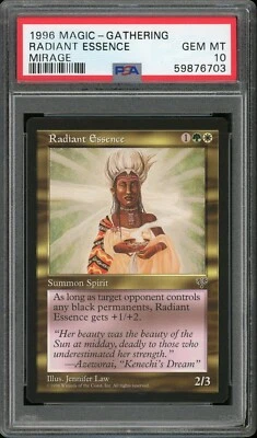 1996 Magic the Gathering MTG Mirage Radiant Essence PSA 10 Pop 1 - Image 1 of 2