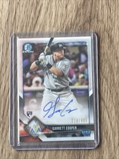 2018 Bowman Chrome Refractor /499 Garrett Cooper #BCRA-GC Rookie Auto RC