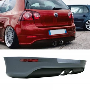 Heckschürze 3tlg auf R32 Umbau Duplex Heckansatz für VW Golf 5 GTI TDI TSI R GT - Bild 1 von 4