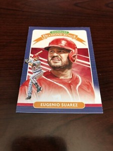 Eugenio Suarez 2020 Donruss Diamond King #4 Cincinnati Reds *Mint*