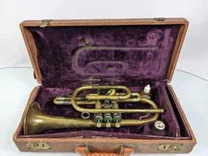 Olds Ambassador Cornet Fullerton (1956?) w/case & Olds #3 Mouthpiece - Picture 1 of 23