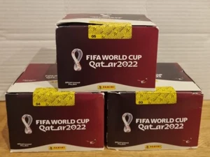 WORLD CUP QATAR 2022 BOX 100 BUSTINE FIGURINE/STICKER.PANINI - Foto 1 di 2