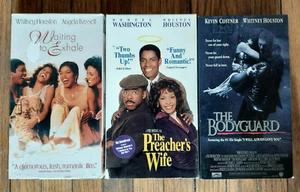 VHS THE BODYGUARD WAITING TO EXHALE THE PREACHERS WIFE WHITNEY HOUSTON - Picture 1 of 1