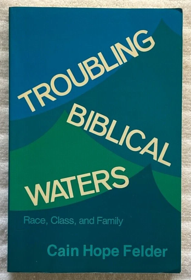 CAIN HOPE FELDER Troubling Biblical Waters: Race, Class, Family 1stEd SIGNED! Foto 1 de 4