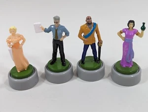 Clue FX Electronic Talking Game Replacement Parts Pieces Guest Pawns 4 Figurines - Picture 1 of 3