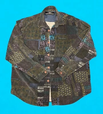 ¡Camisa de manga larga Gotcha XL vintage rara de los años 90! Estilo hippie retro suroeste Foto 1 de 4