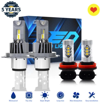 LED Headlight & Fog Light Bulbs For Mitsubishi Mirage Hatchback 4-Door 2014-2021 - Image 1 of 4