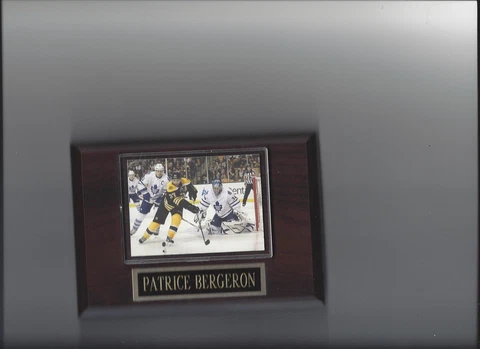 PATRICE BERGERON PLAQUE BOSTON BRUINS HOCKEY NHL Cover