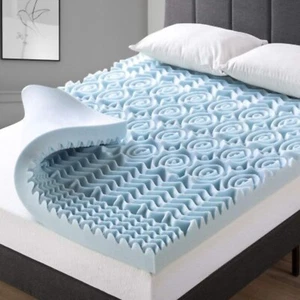 5cm Hotel Quality Mattress Topper 5 Zone Air Cooling Bed Enhancer Topper Al Size - Picture 1 of 5