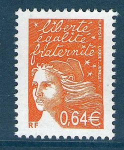 TIMBRE N° 3452 SANS BANDE DE PHOSPHORE NEUF XX - MARIANNE DE LUQUET - 0.64 € - Photo 1/1