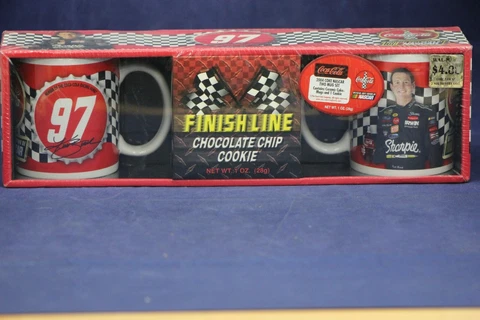 Coca-Cola NASCAR 2004 Mug Set Of Kurt Busch #94 Collectors Cover
