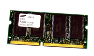 256 MB SO-DIMM 144-pin SD-RAM PC-133 'Samsung M464S3254BT2-L75' - Photo 1/2