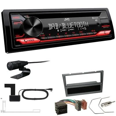 JVC KD-DB622BT DAB Radio BT USB für Opel Corsa C 2000-2004 charcoal-metallic - Bild 1 von 4