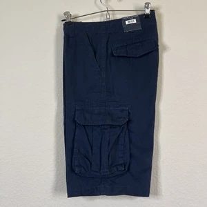 New TOMMY HILFIGER  Boy Size 16 Cargo Short Navy Blue | Hiking | Outdoors - Picture 1 of 8