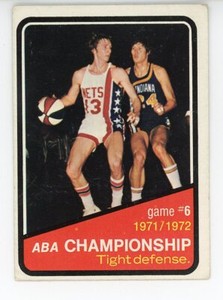 1972 Topps #246 1971-72 ABA Finals Game 6 EX Condition