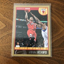 2013-14 NBA Hoops Gold Derrick Rose #182