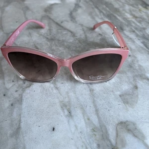 Jessica Simpson J5823 RSX Rose Pink Quilted Sunglasses New - Picture 1 of 12