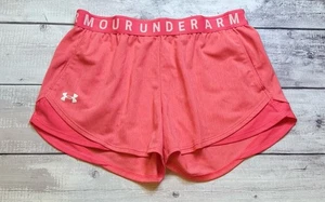 Under Armour Athletic Shorts Women’s Medium Hot Pink - Running Fitness Gym Yoga - Picture 1 of 10