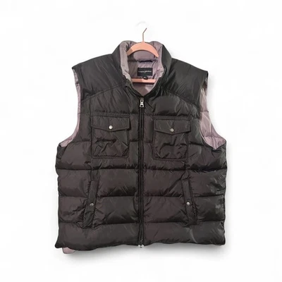 Banana Republic черный пуховик вниз и перо жилет XXL - Изображение 1 из 4