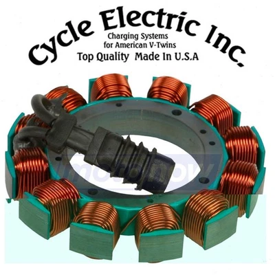 Cycle Electric Stator for 1989-1997 Harley Davidson FLHTCU Electra Glide zl Foto 1 de 4