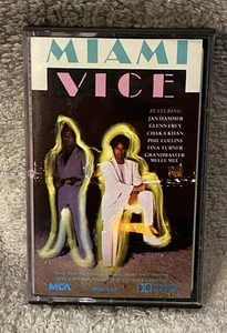 Miami Vice Soundtrack (Cassette Tape, 1985) Glen Fry Tina Turner Phil Collins - Picture 1 of 5
