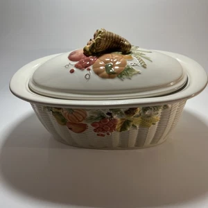 Pfaltzgraff Thanksgiving Plymouth Deckel Auflaufform Ernte 11,5" - Bild 1 von 5