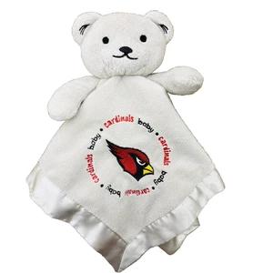 Baby Fanatic Lovey Arizona Cardinals Bear Plush Security Blanket Satin Trim - Picture 1 of 7