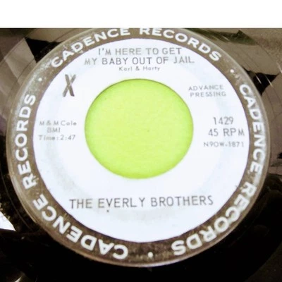 Everly Brothers - I'm Here To Get My Baby Out of Jail /  Lightning Express 45rpm - Image 1 of 4