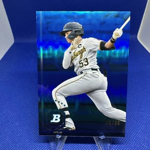 2022 Bowman Heritage Chrome Prospects Blue Refractor /99 Dariel Lopez #BHPC-25 - Picture 1 of 4