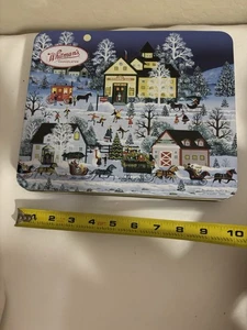 Whitman's Pralinen aufklappbare Weihnachtsdose Weihnachten Stau Wooster Scott - Bild 1 von 4