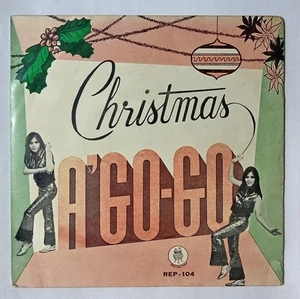Christmas A Go-Go by Wandy Five Rare Malaysia 7" EP 60s 45rpm Record - Imagen 1 de 4