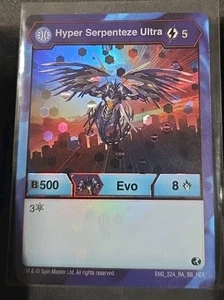 BAKUGAN HYPER SERPENTEZE ULTRA FOIL ENG_224_RA_BB_HEX BATTLE PLANET MINT - Picture 1 of 3