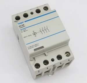 Installationsschütz HAGER ES 440 Insta Schütz Contactor 4S 4NO 40A 230V 4-polig - Bild 1 von 6