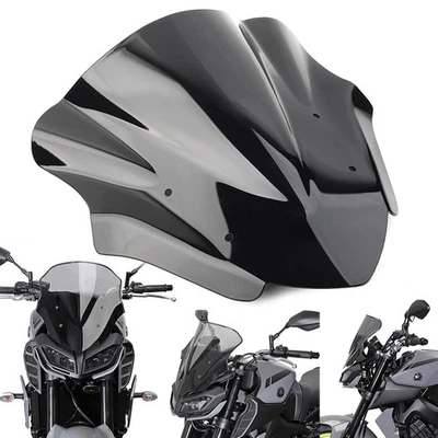 Windshield Wind Deflector Windscreens For Yamaha MT-09 MT09 FZ09 2017-2020 18 Foto 1 de 4