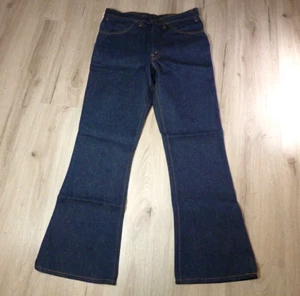 Vintage Levi's Big E Orange Tab 646 Bell Bottom Flare Jeans 33X32 Deadstock Neu mit Etikett - Bild 1 von 12